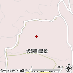 大分県豊後大野市犬飼町黒松952周辺の地図