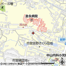 福岡県大牟田市吉野899周辺の地図