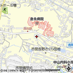 福岡県大牟田市吉野899-6周辺の地図