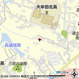 福岡県大牟田市吉野1220-3周辺の地図