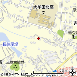 福岡県大牟田市吉野1220-4周辺の地図