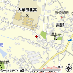 福岡県大牟田市吉野1242周辺の地図