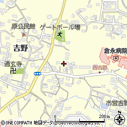 福岡県大牟田市吉野737-6周辺の地図