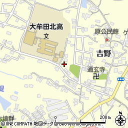 福岡県大牟田市吉野576-1周辺の地図