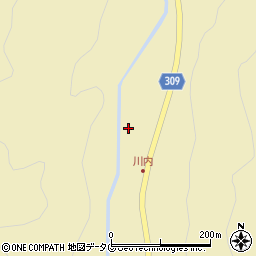 佐賀県鹿島市山浦丁-842周辺の地図