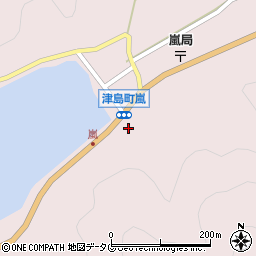 愛媛県宇和島市津島町嵐109周辺の地図