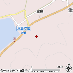 愛媛県宇和島市津島町嵐146周辺の地図