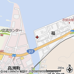 大分県津久見市津久見浦3825-6周辺の地図