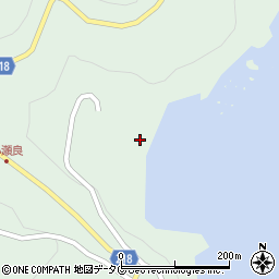 長崎県南松浦郡新上五島町立串郷1524周辺の地図