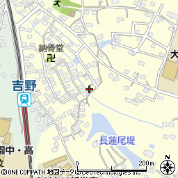 福岡県大牟田市吉野1198-3周辺の地図