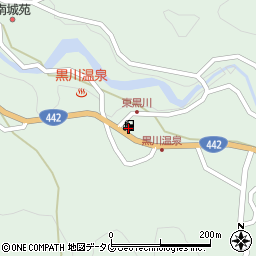 バジェットレンタカー黒川温泉取次店周辺の地図
