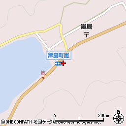 愛媛県宇和島市津島町嵐126周辺の地図