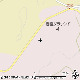 和仁山鹿線周辺の地図