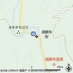満願寺簡易郵便局周辺の地図