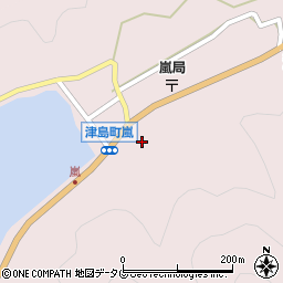 愛媛県宇和島市津島町嵐130周辺の地図