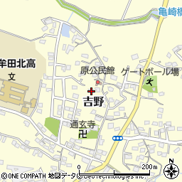 福岡県大牟田市吉野669-2周辺の地図