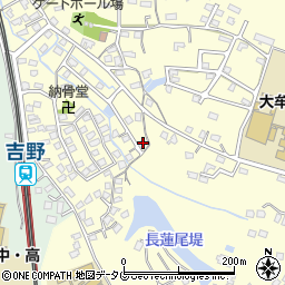 福岡県大牟田市吉野1198-22周辺の地図