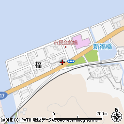 大分県津久見市津久見浦3825-92周辺の地図