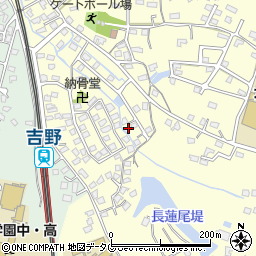 福岡県大牟田市吉野1198-8周辺の地図