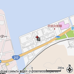 大分県津久見市津久見浦3825-40周辺の地図