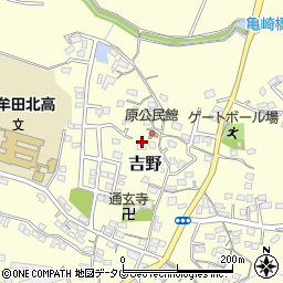 福岡県大牟田市吉野669周辺の地図