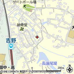 福岡県大牟田市吉野1198周辺の地図