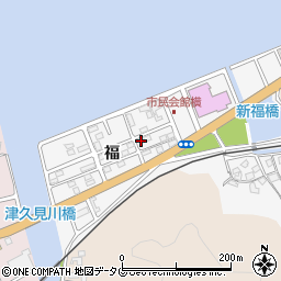 大分県津久見市津久見浦3825-78周辺の地図