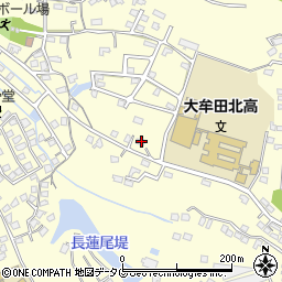 福岡県大牟田市吉野1277-2周辺の地図