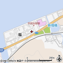 大分県津久見市津久見浦3825-101周辺の地図