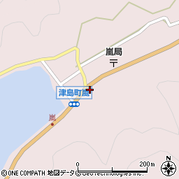 愛媛県宇和島市津島町嵐133周辺の地図