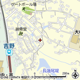 福岡県大牟田市吉野1198-19周辺の地図