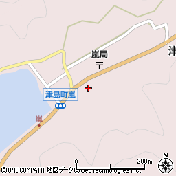 愛媛県宇和島市津島町嵐173周辺の地図