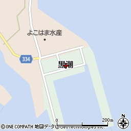 高知県幡多郡黒潮町黒潮周辺の地図