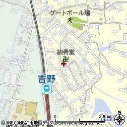 福岡県大牟田市吉野1350-18周辺の地図