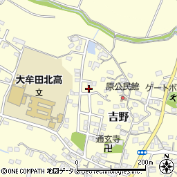 福岡県大牟田市吉野619-9周辺の地図