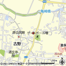 福岡県大牟田市吉野718周辺の地図