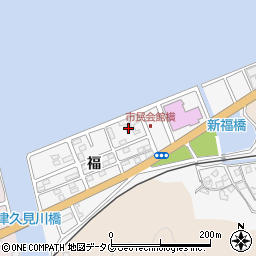 大分県津久見市津久見浦3825-71周辺の地図