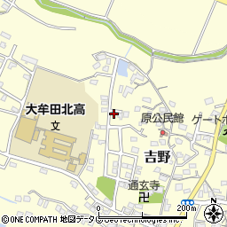 福岡県大牟田市吉野619-8周辺の地図