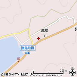 愛媛県宇和島市津島町嵐210周辺の地図