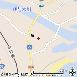 高知県幡多郡黒潮町佐賀横浜周辺の地図