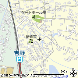 福岡県大牟田市吉野1308周辺の地図