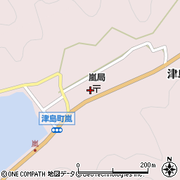 愛媛県宇和島市津島町嵐222周辺の地図