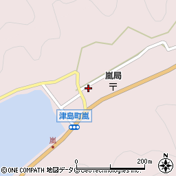 愛媛県宇和島市津島町嵐626周辺の地図
