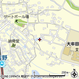 吉野北町団地公園周辺の地図