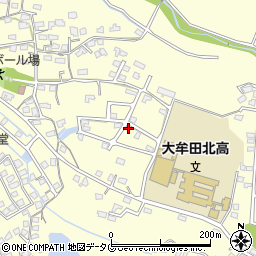 福岡県大牟田市吉野478-21周辺の地図