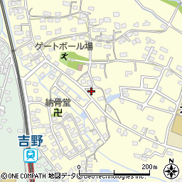 福岡県大牟田市吉野1302周辺の地図
