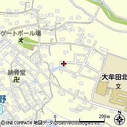 福岡県大牟田市吉野512-10周辺の地図