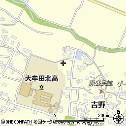 福岡県大牟田市吉野617周辺の地図
