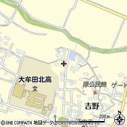 福岡県大牟田市吉野596周辺の地図