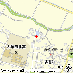 福岡県大牟田市吉野619-17周辺の地図